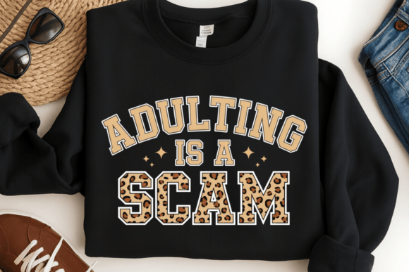 Adulting is a Scam PNG: A Designer’s Take on This Trendy Graphic