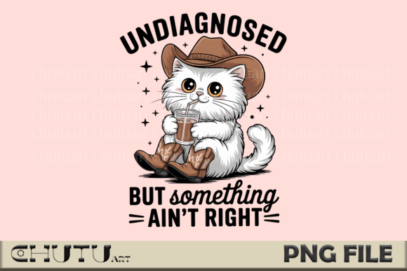 Cowboy Cat Undiagnosed Humor PNG: A Designer's Secret Weapon