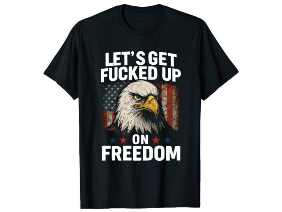 Let's Get Bald Eagle T-Shirt Svg: A Bold Design for Patriotic Projects