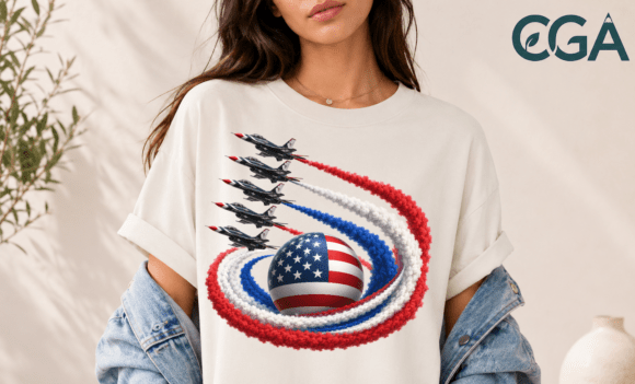 Patriotic Jet Airshow American Flag PNG: A Dynamic Design Asset