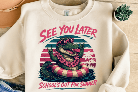See You Later Alligator PNG Shirt: Your Go-To Summer Design Asset