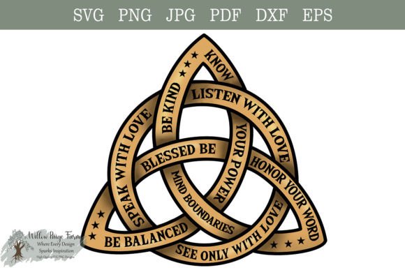 Wiccan Triquetra: Weaving Spirituality into Design
